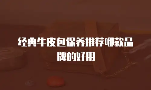 经典牛皮包保养推荐哪款品牌的好用