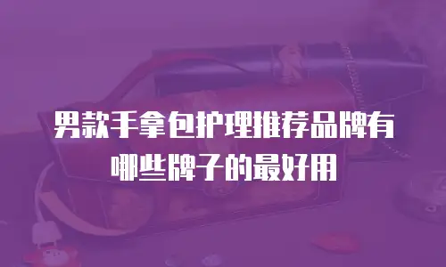 男款手拿包护理推荐品牌有哪些牌子的最好用