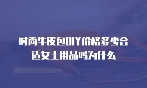 时尚牛皮包DIY价格多少合适女士用品吗为什么