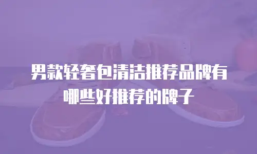 男款轻奢包清洁推荐品牌有哪些好推荐的牌子