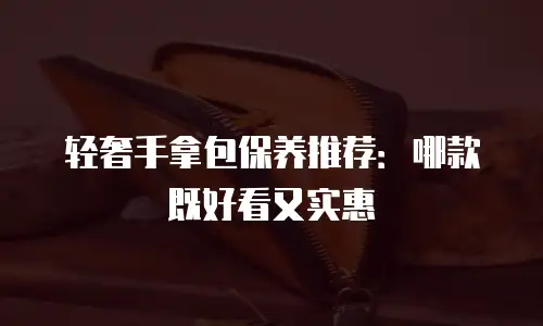 轻奢手拿包保养推荐：哪款既好看又实惠
