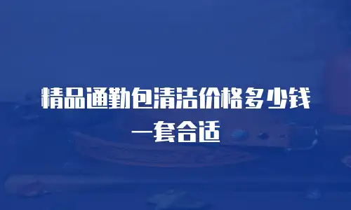 精品通勤包清洁价格多少钱一套合适