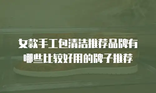 女款手工包清洁推荐品牌有哪些比较好用的牌子推荐