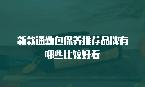 新款通勤包保养推荐品牌有哪些比较好看