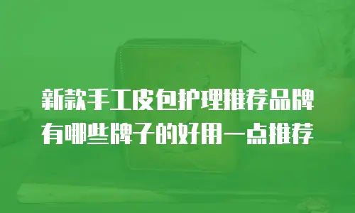 新款手工皮包护理推荐品牌有哪些牌子的好用一点推荐