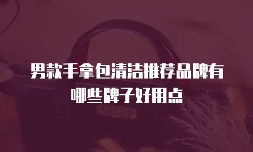 男款手拿包清洁推荐品牌有哪些牌子好用点