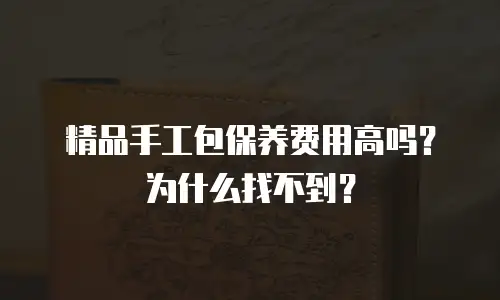 精品手工包保养费用高吗？为什么找不到？