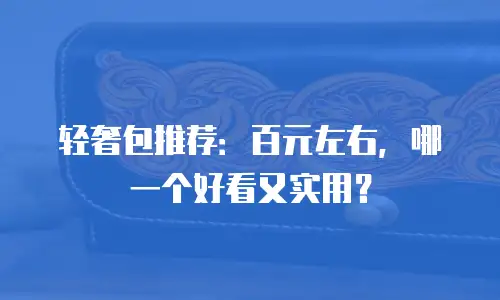 轻奢包推荐：百元左右，哪一个好看又实用？