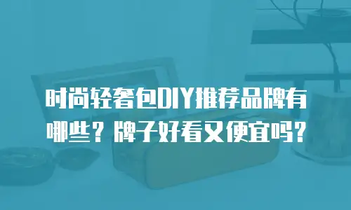 时尚轻奢包DIY推荐品牌有哪些？牌子好看又便宜吗？