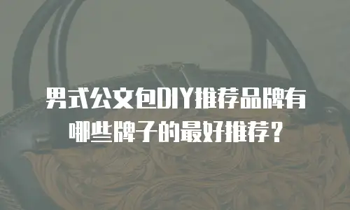 男式公文包DIY推荐品牌有哪些牌子的最好推荐？