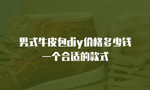 男式牛皮包diy价格多少钱一个合适的款式