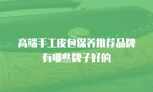 高端手工皮包保养推荐品牌有哪些牌子好的