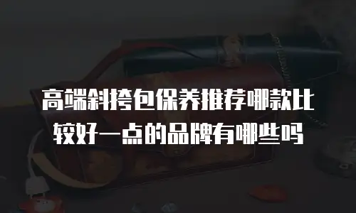 高端斜挎包保养推荐哪款比较好一点的品牌有哪些吗