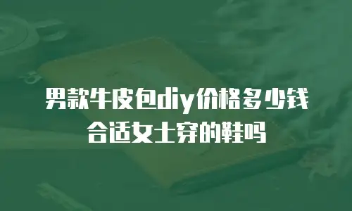 男款牛皮包diy价格多少钱合适女士穿的鞋吗