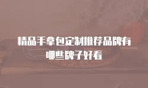 精品手拿包定制推荐品牌有哪些牌子好看