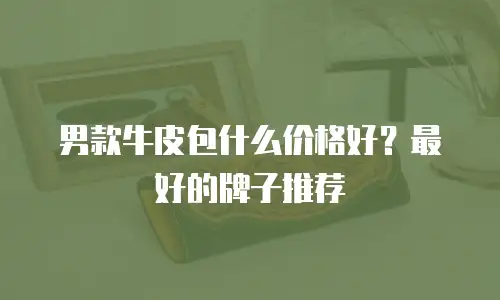 男款牛皮包什么价格好？最好的牌子推荐