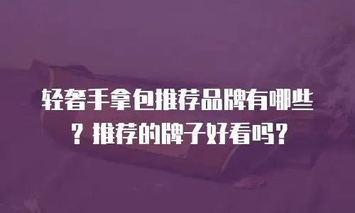 轻奢手拿包推荐品牌有哪些？推荐的牌子好看吗？