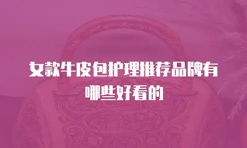 女款牛皮包护理推荐品牌有哪些好看的