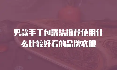 男款手工包清洁推荐使用什么比较好看的品牌衣服