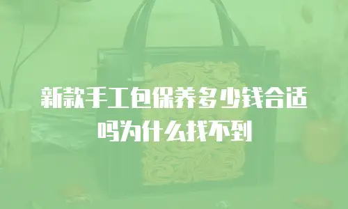 新款手工包保养多少钱合适吗为什么找不到