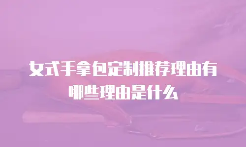 女式手拿包定制推荐理由有哪些理由是什么
