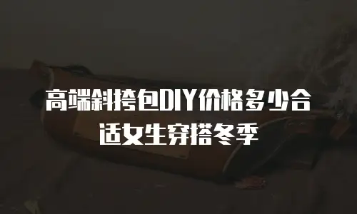 高端斜挎包DIY价格多少合适女生穿搭冬季