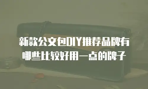 新款公文包DIY推荐品牌有哪些比较好用一点的牌子
