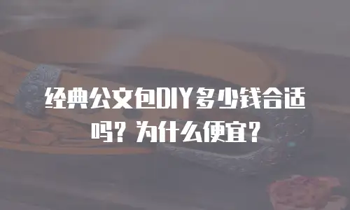 经典公文包DIY多少钱合适吗？为什么便宜？