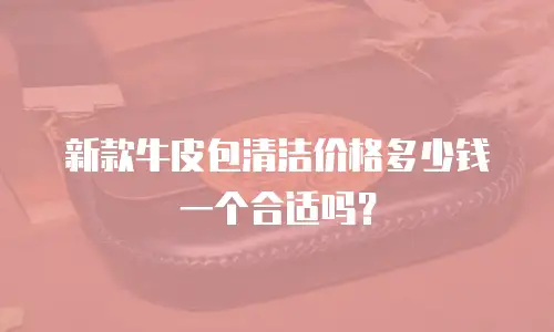 新款牛皮包清洁价格多少钱一个合适吗？