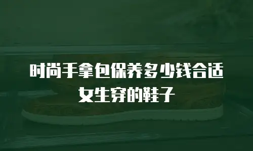 时尚手拿包保养多少钱合适女生穿的鞋子