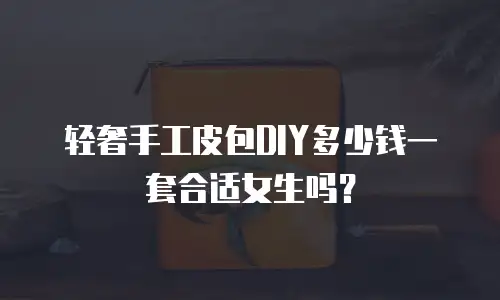 轻奢手工皮包DIY多少钱一套合适女生吗？