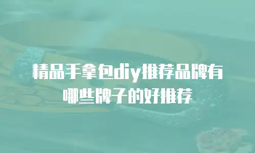 精品手拿包diy推荐品牌有哪些牌子的好推荐