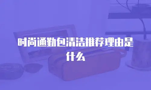 时尚通勤包清洁推荐理由是什么