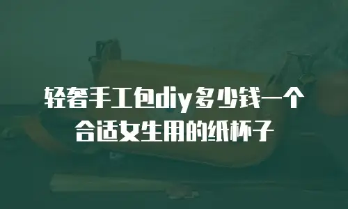 轻奢手工包diy多少钱一个合适女生用的纸杯子