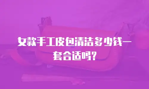女款手工皮包清洁多少钱一套合适吗？