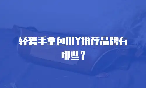 轻奢手拿包DIY推荐品牌有哪些？