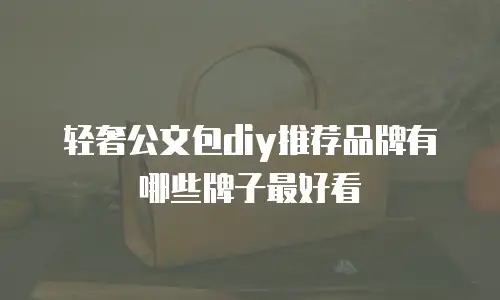 轻奢公文包diy推荐品牌有哪些牌子最好看