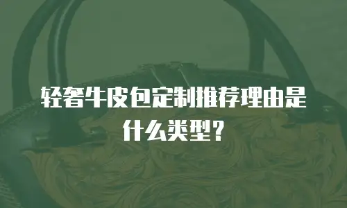 轻奢牛皮包定制推荐理由是什么类型？
