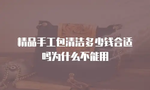 精品手工包清洁多少钱合适吗为什么不能用