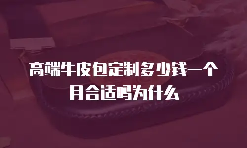 高端牛皮包定制多少钱一个月合适吗为什么
