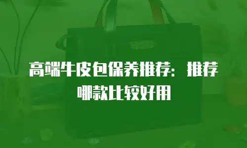 高端牛皮包保养推荐：推荐哪款比较好用