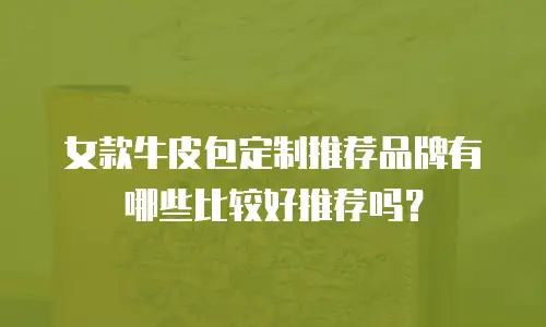 女款牛皮包定制推荐品牌有哪些比较好推荐吗？