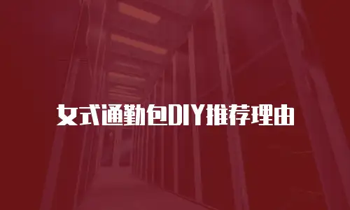 女式通勤包DIY推荐理由