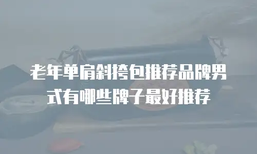 老年单肩斜挎包推荐品牌男式有哪些牌子最好推荐