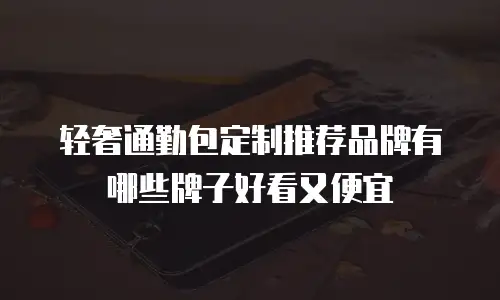 轻奢通勤包定制推荐品牌有哪些牌子好看又便宜