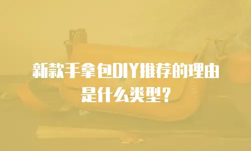 新款手拿包DIY推荐的理由是什么类型？