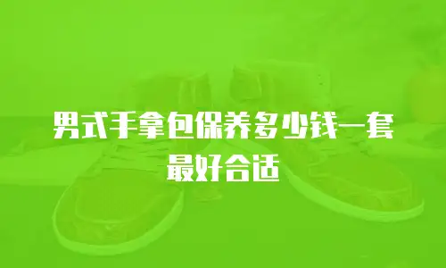 男式手拿包保养多少钱一套最好合适