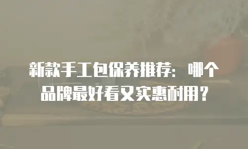 新款手工包保养推荐：哪个品牌最好看又实惠耐用？