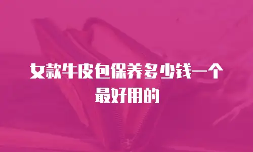 女款牛皮包保养多少钱一个最好用的