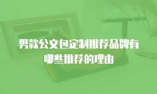 男款公文包定制推荐品牌有哪些推荐的理由